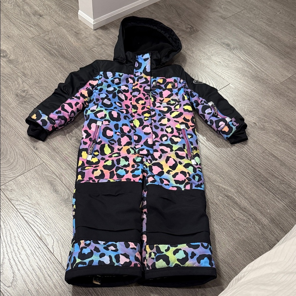 Deux par Deux Multicolor Leopard Print Kids Jacket - Picture 4 of 10